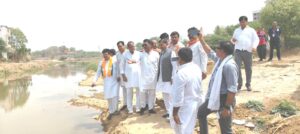 मंत्री सिलावट वैशली नदी निरीक्षण