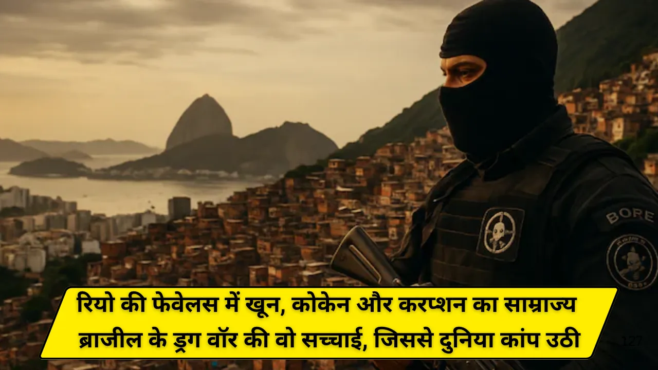 रियो की फेवेलस में खून, कोकेन और करप्शन का साम्राज्य