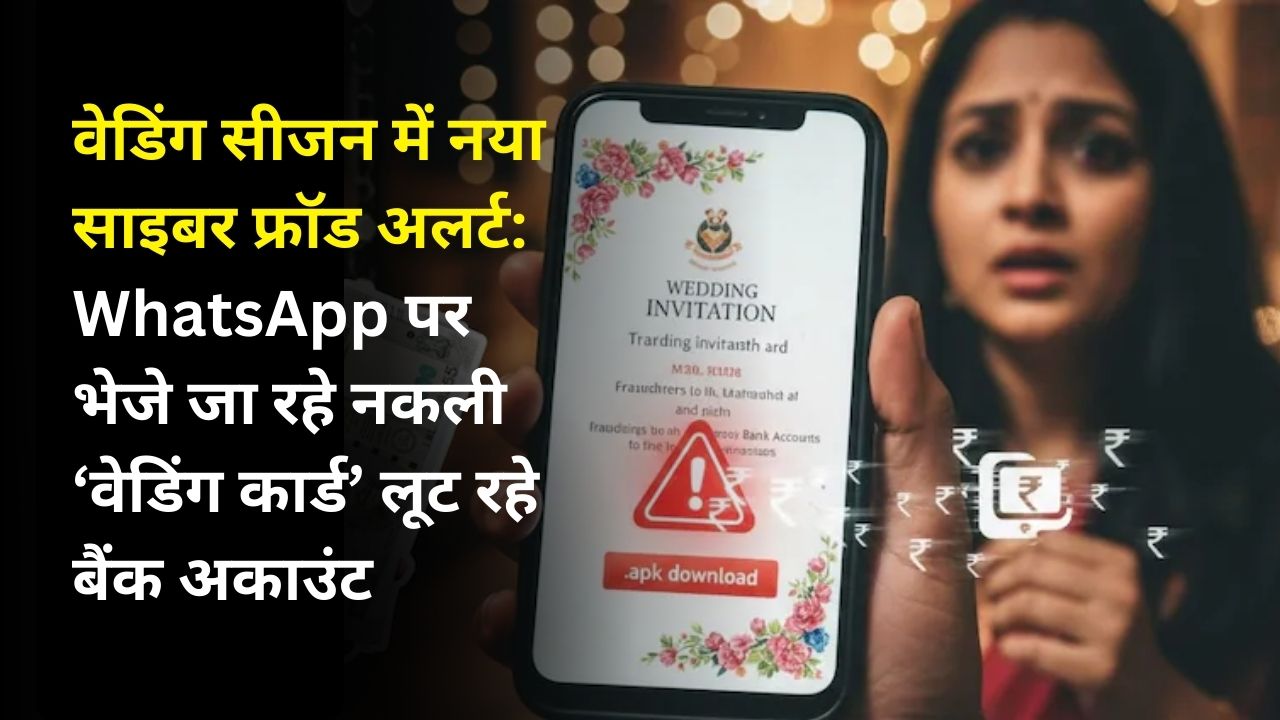 वेडिंग सीजन में नया साइबर फ्रॉड अलर्ट: WhatsApp पर भेजे जा रहे नकली ‘वेडिंग कार्ड’ लूट रहे बैंक अकाउंट