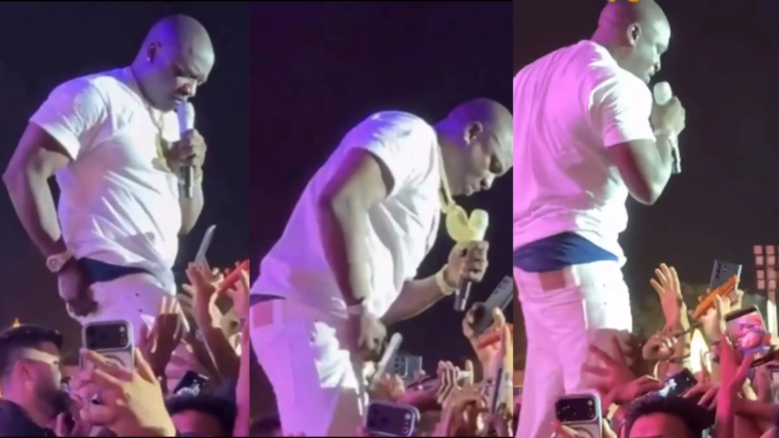 Chaos erupts at Akan's concert in Bengaluru; he removes his pants during live performance