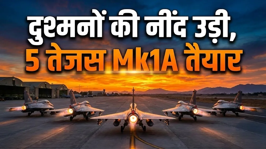 दुश्मनों की नींद उड़ी, 5 तेजस Mk1A तैयार