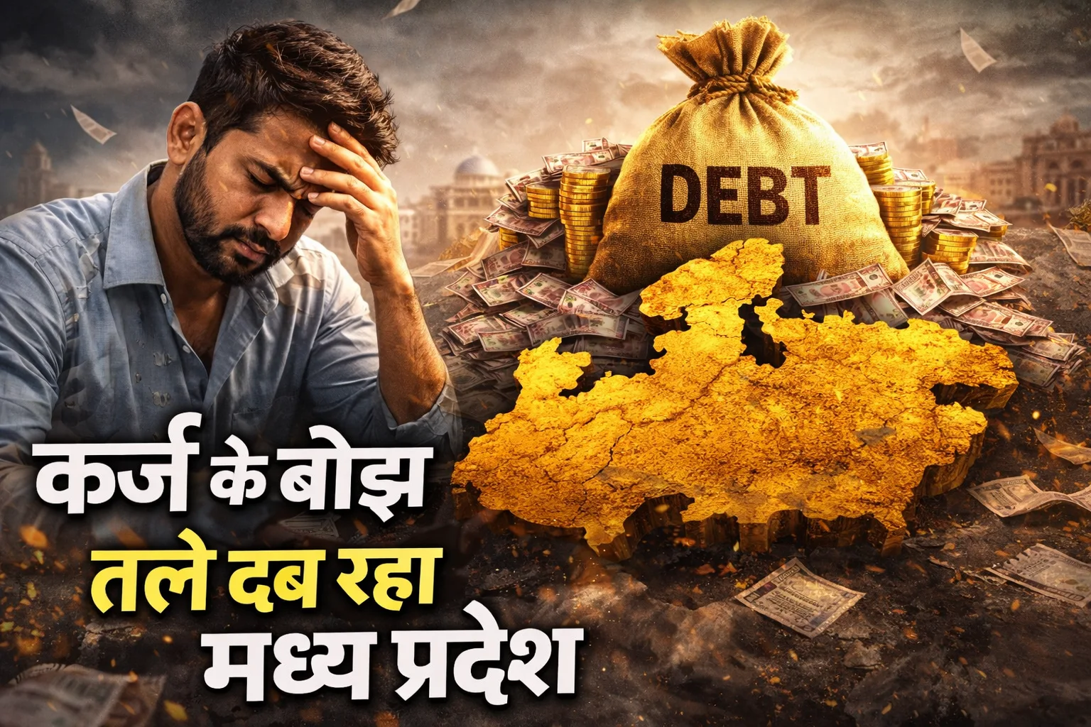 कर्ज के बोझ तले दब रहा मध्य प्रदेश