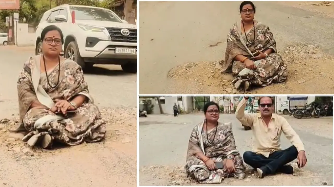ग्वालियर भाजपा पार्षद का विरोध, सड़क नहीं बनी तो करेंगे आंदोलन