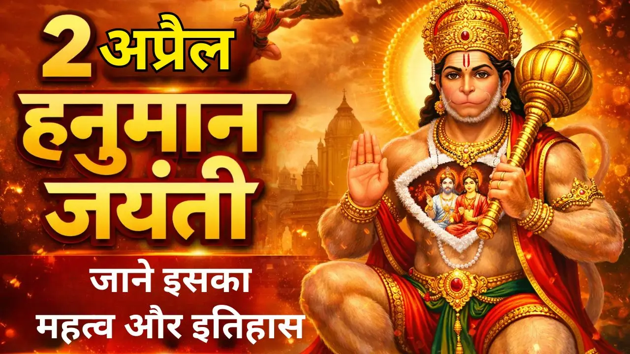 2 अप्रैल को मनाई जाएगी हनुमान जयंती, जाने इसका महत्व और इतिहास 