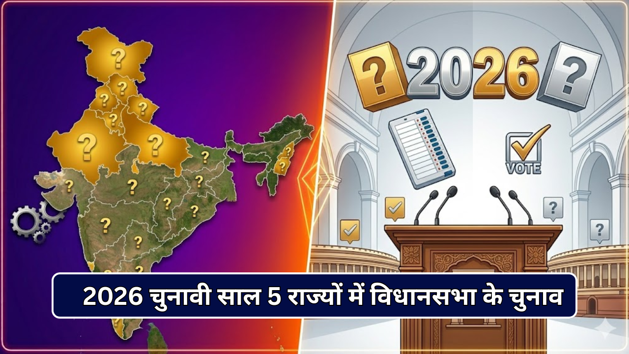 2026 चुनावी साल 5 राज्यों में विधानसभा के चुनाव