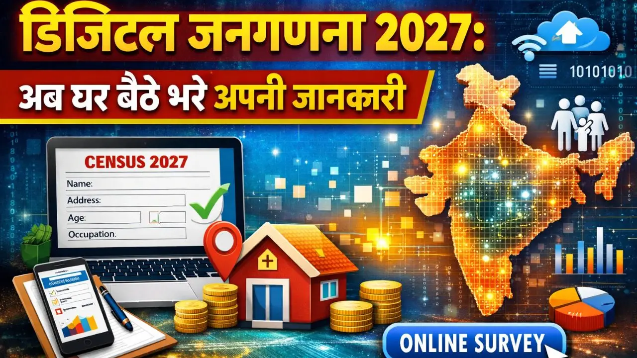 डिजिटल जनगणना 2027: अब घर बैठे भरें अपनी जानकारी