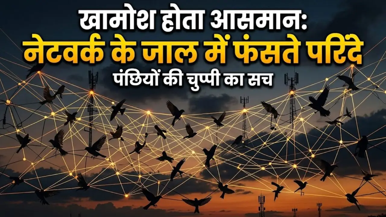 खामोश होता आसमान: नेटवर्क के जाल में फंसते परिंदे