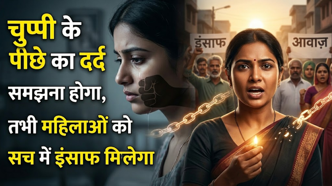 “चुप्पी के पीछे का दर्द समझना होगा, तभी महिलाओं को सच में इंसाफ मिलेगा”