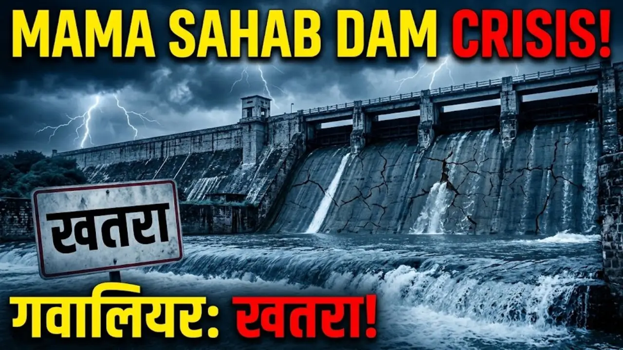 ग्वालियर के मामा साहब बांध पर मंडरा रहा संकट