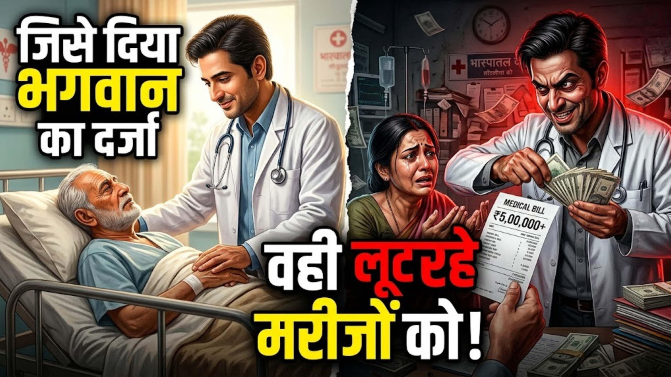 जिसे दिया भगवान का दर्जा, वही लूट रहे मरीजों को