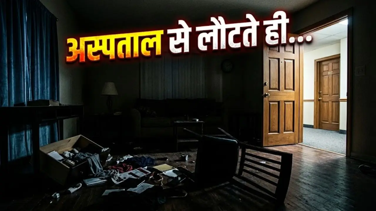 अस्पताल से लौटी महिला ने सुने घर में बोला धाबा