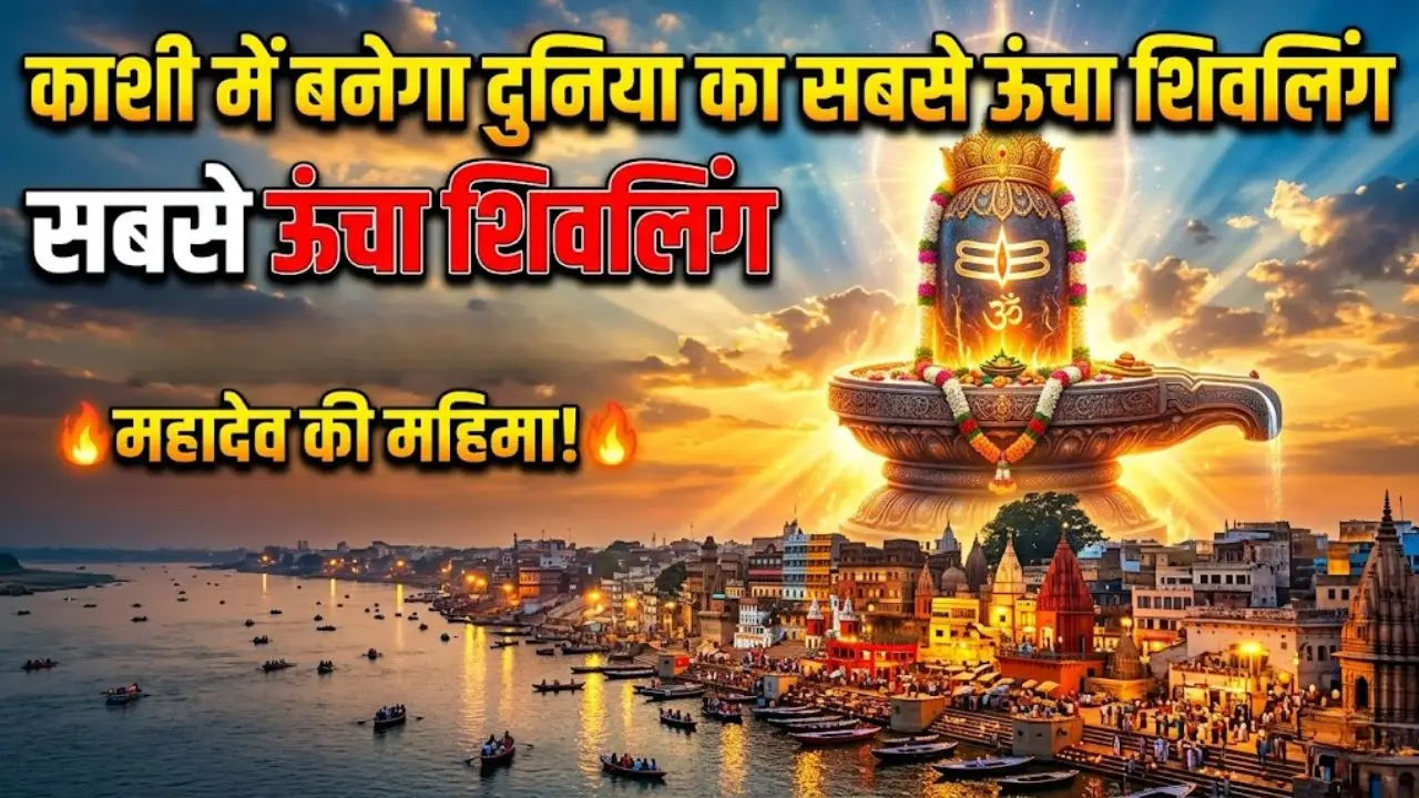काशी में बनेगा दुनिया का सबसे ऊंचा शिवलिंग