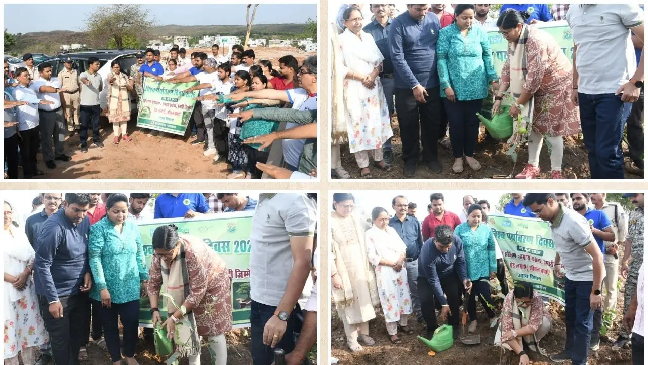 विश्व पर्यावरण दिवस पर ग्वालियर ने दिया पर्यावरण संरक्षण का प्रेरक संदेश